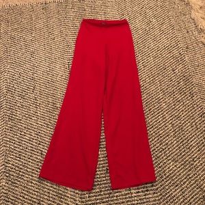 red pants